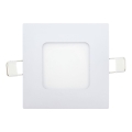 LED Vgradna svetilka SQUARE LED/3W/230V 4200K 8,3x8,3 cm bela