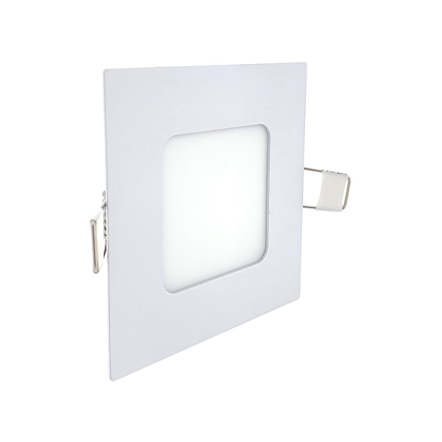 LED Vgradna svetilka SQUARE LED/3W/230V 4200K 8,3x8,3 cm bela