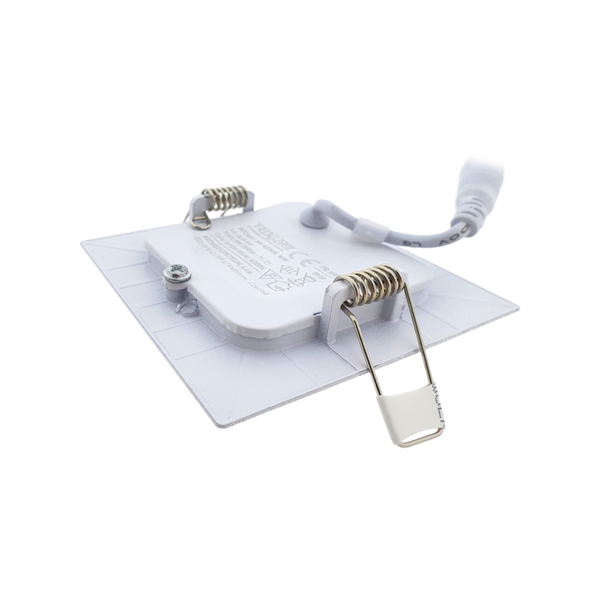 LED Vgradna svetilka SQUARE LED/3W/230V 4200K 8,3x8,3 cm bela