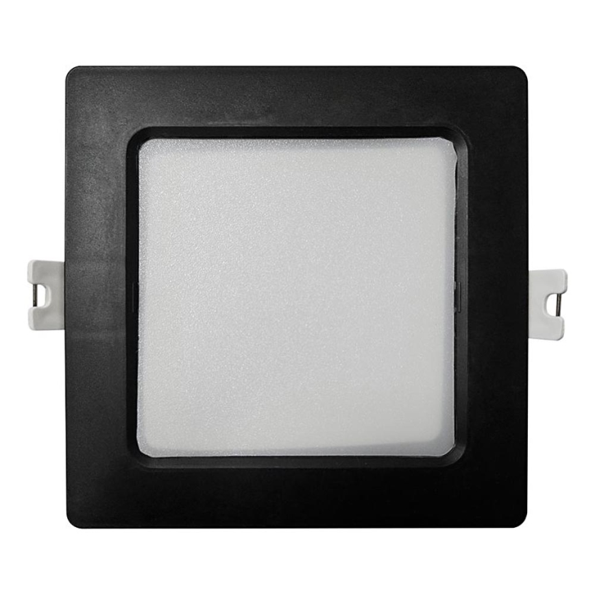 LED Vgradna svetilka SQUARE LED/6W/230V 4000K 12x12 cm črna
