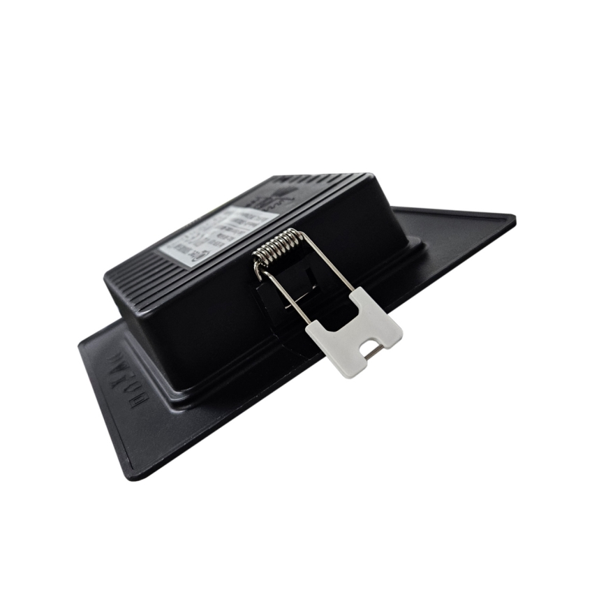LED Vgradna svetilka SQUARE LED/6W/230V 4000K 12x12 cm črna