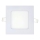 LED Vgradna svetilka SQUARE LED/6W/230V 4200K 11,8x11,8 cm bela