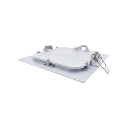 LED Vgradna svetilka SQUARE LED/6W/230V 4200K 11,8x11,8 cm bela