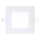 LED Vgradna svetilka SQUARE LED/6W/230V 6500K 11,8x11,8 cm bela
