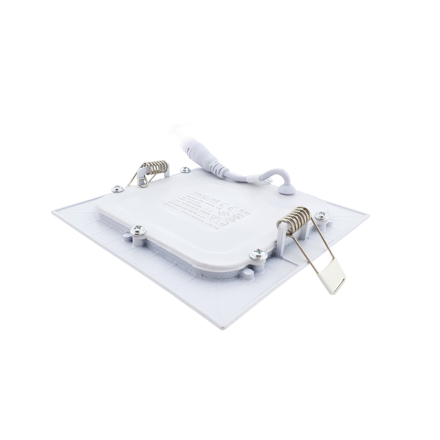 LED Vgradna svetilka SQUARE LED/6W/230V 6500K 11,8x11,8 cm bela
