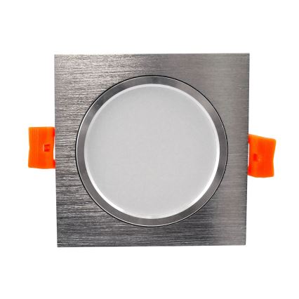 LED Vgradna svetilka VENUS LED/7W/230V srebrna kvadratna