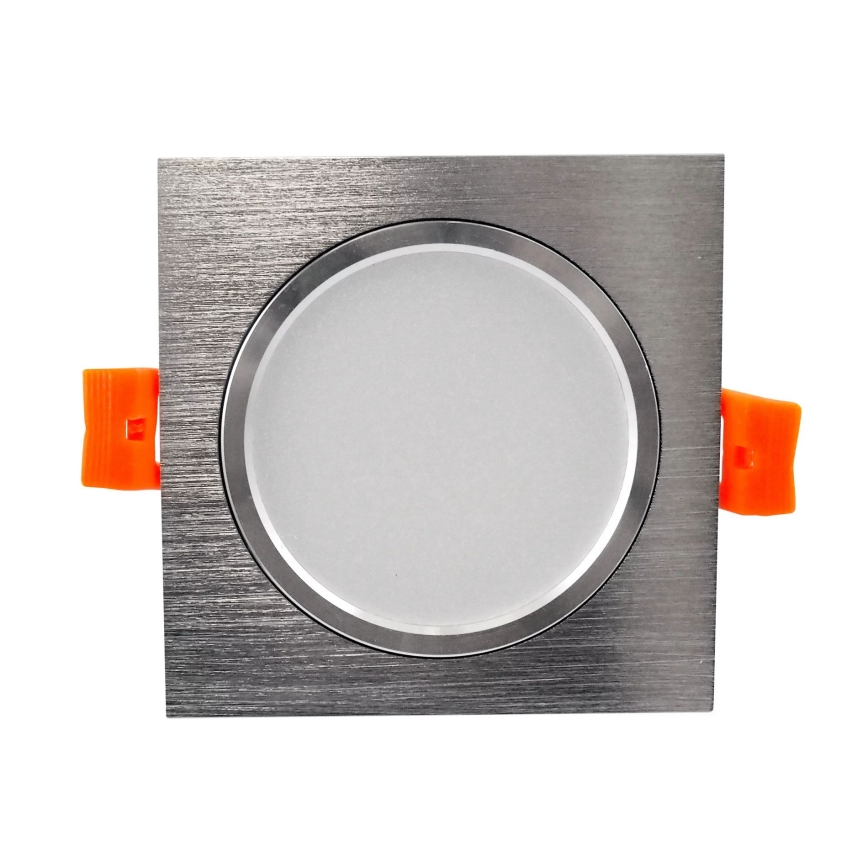 LED Vgradna svetilka VENUS LED/7W/230V srebrna kvadratna