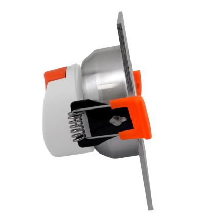 LED Vgradna svetilka VENUS LED/7W/230V srebrna kvadratna