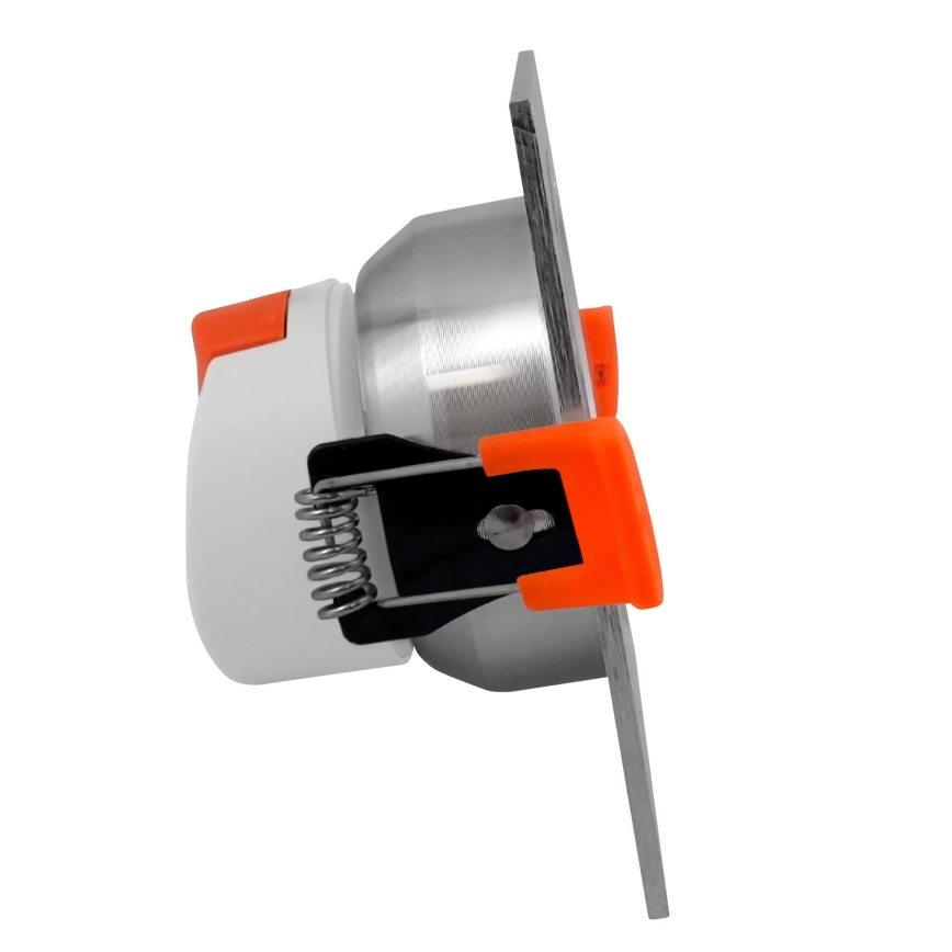 LED Vgradna svetilka VENUS LED/7W/230V srebrna kvadratna