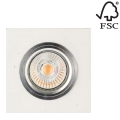 LED Vgradna svetilka VITAR 1xGU10/5W/230V beton - FSC certifikat
