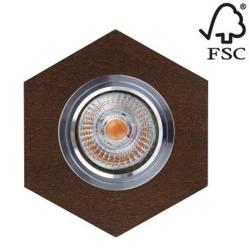 LED Vgradna svetilka VITAR 1xGU10/5W/230V CRI 90 bukev – FSC certifikat