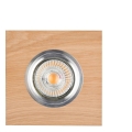 LED Vgradna svetilka VITAR 1xGU10/5W/230V CRI 90 hrast