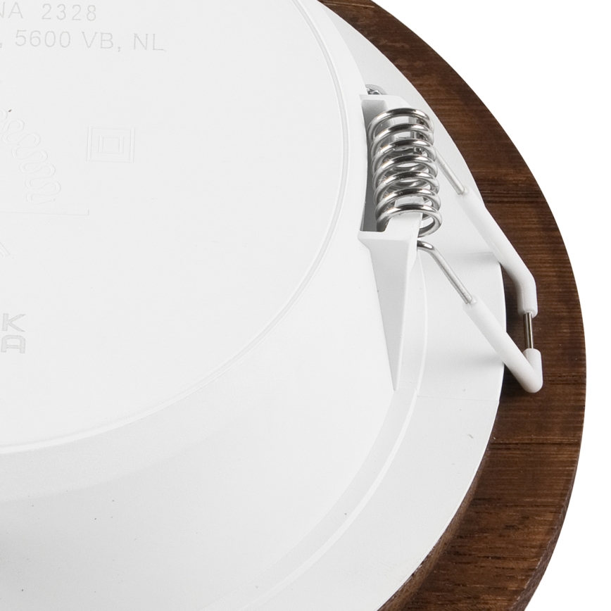 LED Vgradna svetilka WOODY SPOT LED/12,5W/230V 3000K češnja ø 16 cm