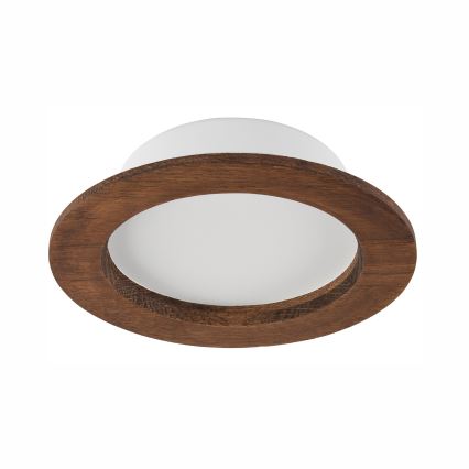 LED Vgradna svetilka WOODY SPOT LED/12,5W/230V 4000K češnja ø 16 cm