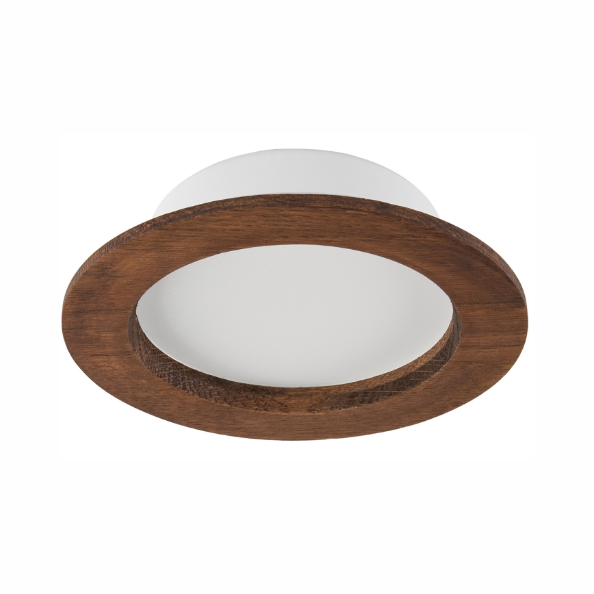 LED Vgradna svetilka WOODY SPOT LED/12,5W/230V 4000K češnja ø 16 cm