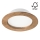 LED Vgradna svetilka WOODY SPOT LED/12,5W/230V 4000K oreh ø 16 cm