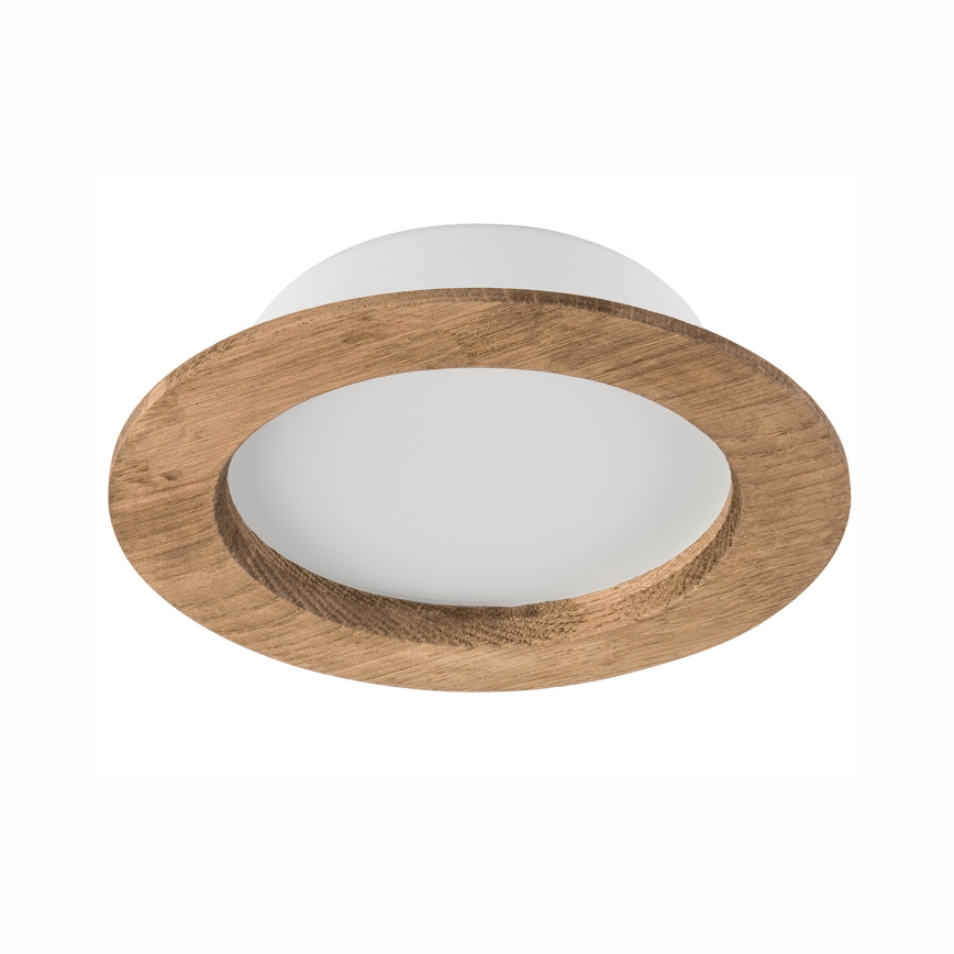 LED Vgradna svetilka WOODY SPOT LED/12,5W/230V 4000K oreh ø 16 cm