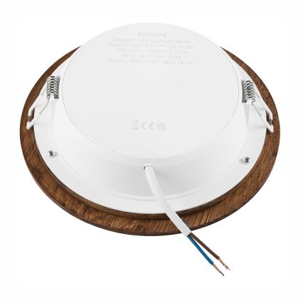 LED Vgradna svetilka WOODY SPOT LED/16,5W/230V 4000K češnja ø 18,5 cm