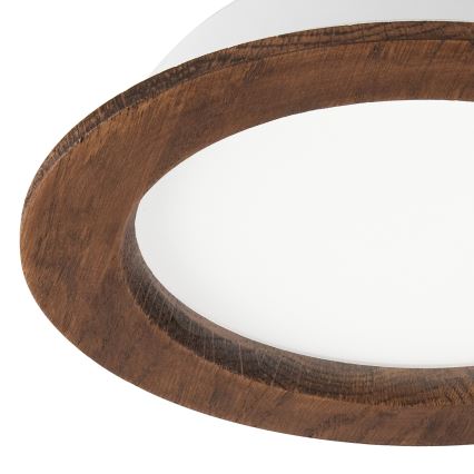 LED Vgradna svetilka WOODY SPOT LED/16,5W/230V 4000K češnja ø 18,5 cm
