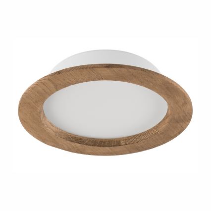 LED Vgradna svetilka WOODY SPOT LED/16,5W/230V 4000K oreh ø 18,5 cm