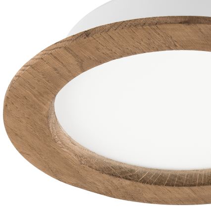 LED Vgradna svetilka WOODY SPOT LED/16,5W/230V 4000K oreh ø 18,5 cm