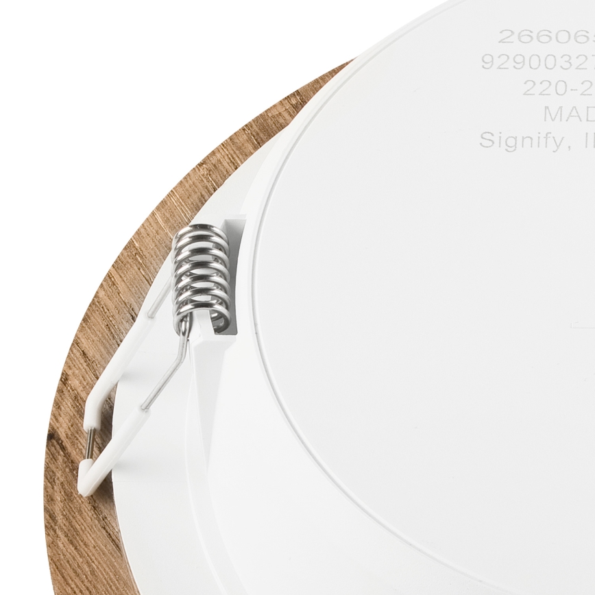 LED Vgradna svetilka WOODY SPOT LED/16,5W/230V 4000K oreh ø 18,5 cm