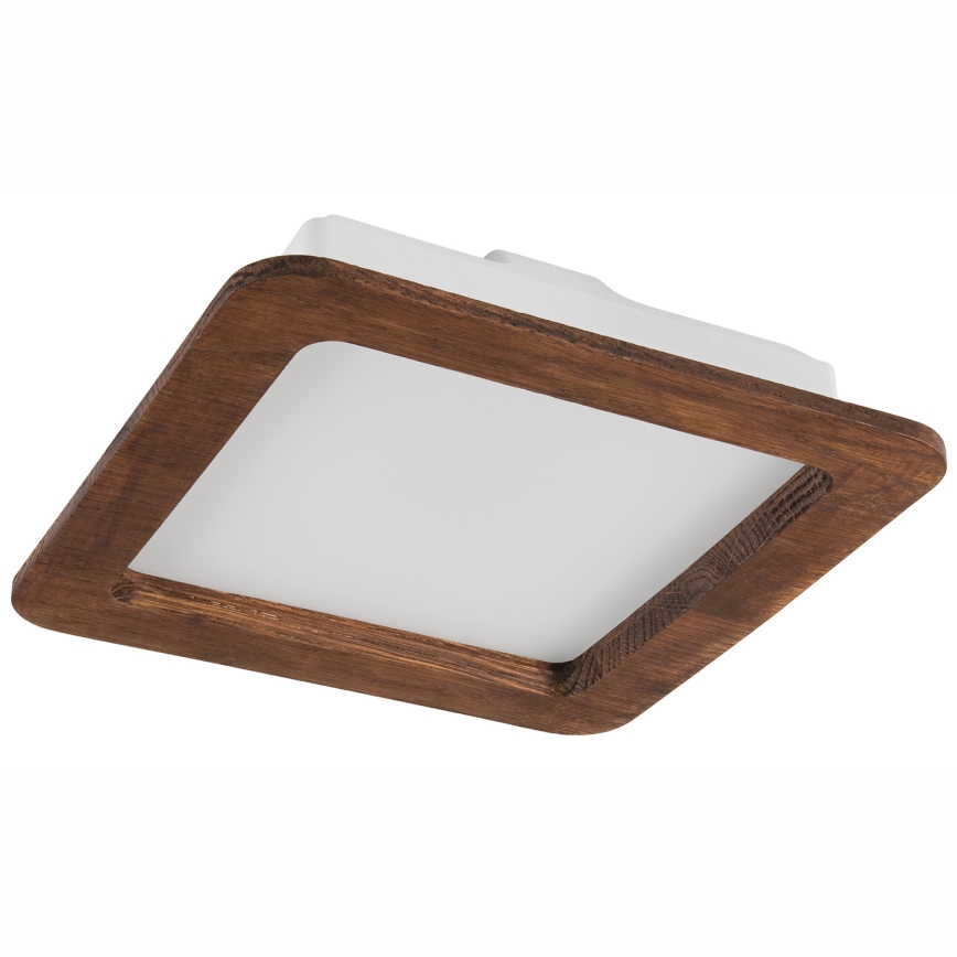 LED Vgradna svetilka WOODY SPOT LED/17W/230V 3000K češnja 18,5x18,5 cm