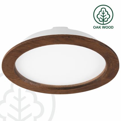 LED Vgradna svetilka WOODY SPOT LED/23,5W/230V 4000K češnja ø 23,5 cm