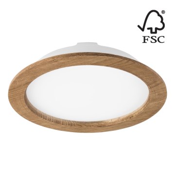LED Vgradna svetilka WOODY SPOT LED/23,5W/230V 4000K oreh ø 23,5 cm