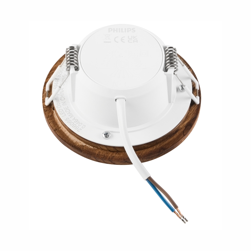 LED Vgradna svetilka WOODY SPOT LED/5,5W/230V 4000K češnja ø 10 cm
