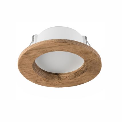 LED Vgradna svetilka WOODY SPOT LED/5,5W/230V 4000K oreh ø 10 cm