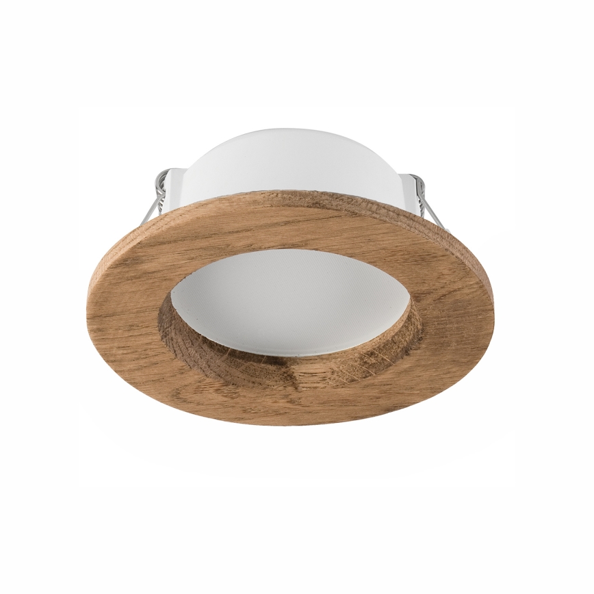 LED Vgradna svetilka WOODY SPOT LED/5,5W/230V 4000K oreh ø 10 cm