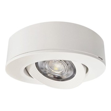 LED Vgradni/nadgradni reflektor 2v1 LED/5W/230V 4200K pr. 9,3 cm bela