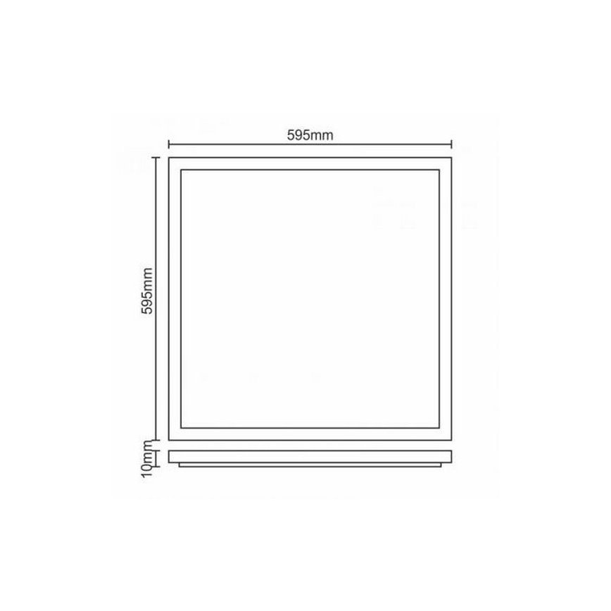 LED Vgradni panel LED/40W/230V 4500K