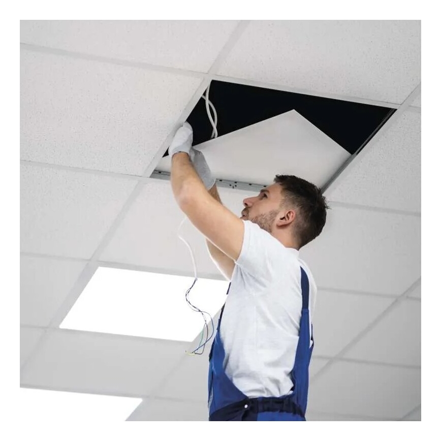 LED Vgradni panel PROXO LED/33W/230V 4000K 60x60 cm bela