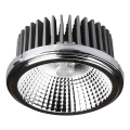 LED Vgradni reflektor LED/20W/230V 4000K 40°/20° pr. 11 cm sijajni krom