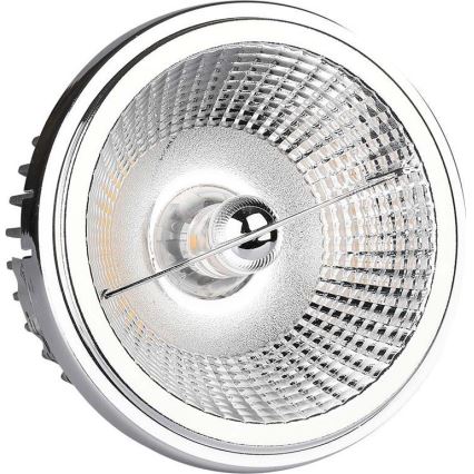 LED Vgradni reflektor LED/20W/230V 4000K 40°/20° pr. 11 cm sijajni krom