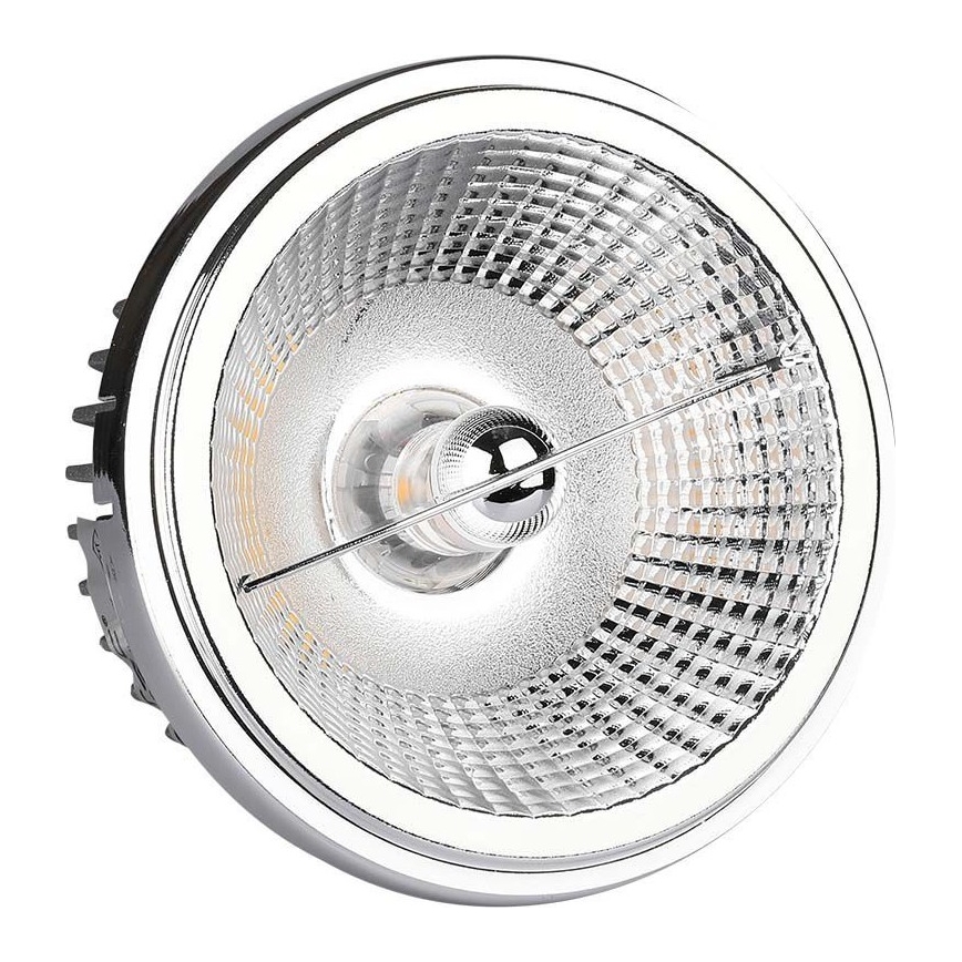 LED Vgradni reflektor LED/20W/230V 4000K 40°/20° pr. 11 cm sijajni krom
