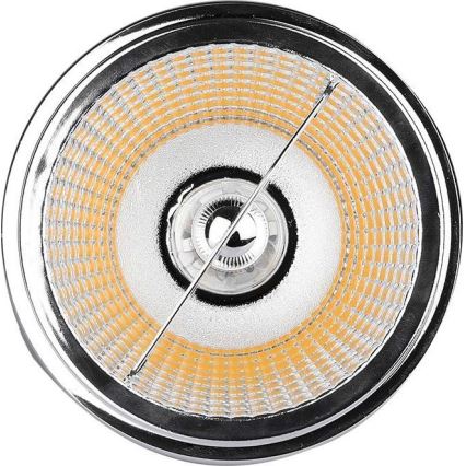 LED Vgradni reflektor LED/20W/230V 4000K 40°/20° pr. 11 cm sijajni krom
