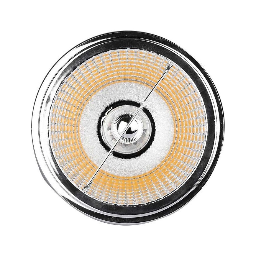 LED Vgradni reflektor LED/20W/230V 4000K 40°/20° pr. 11 cm sijajni krom