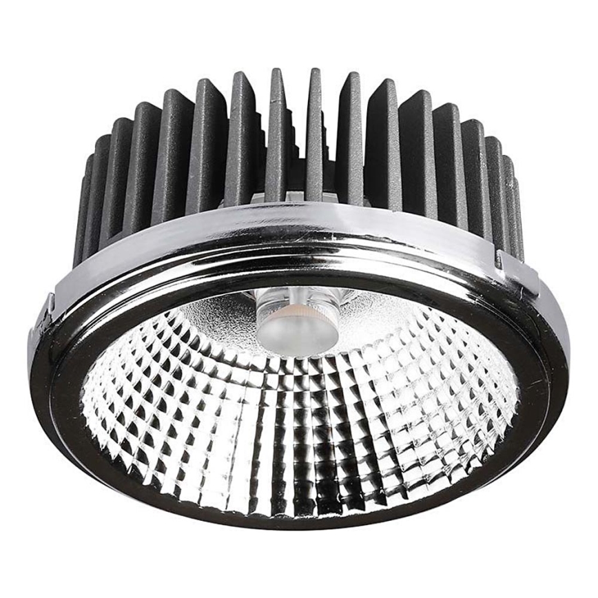 LED Vgradni reflektor LED/20W/230V 6400K 40°/20° pr. 11 cm sijajni krom