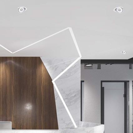 LED Vgradni reflektor LED/28W/230V 3000/4000/6400K pr. 20 cm bela