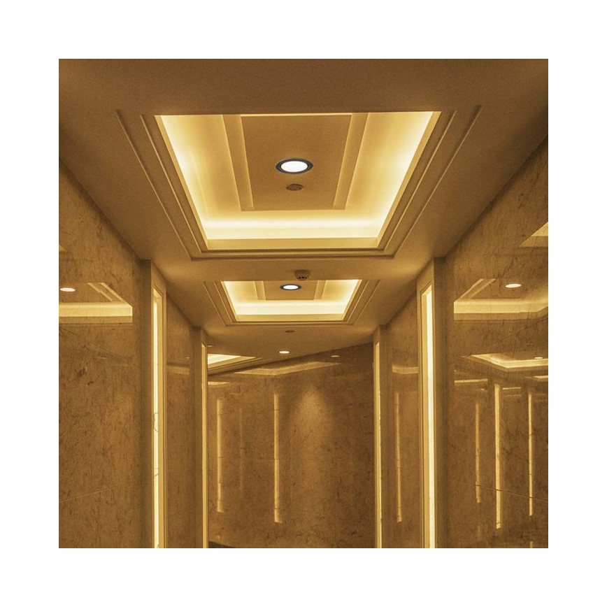 LED Vgradni reflektor LED/28W/230V 3000/4000/6400K pr. 20 cm črna