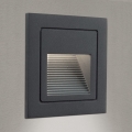 LED Vgrajena svetilka LORO LED/2W/230V IP65 antracit