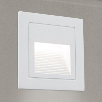 LED Vgrajena svetilka LORO LED/2W/230V IP65 bela