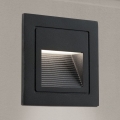 LED Vgrajena svetilka LORO LED/2W/230V IP65 črna