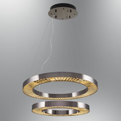 LED viseča luč JESI LED/140W/230V 3000K 100 cm srebrna