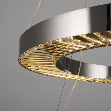 LED viseča luč JESI LED/140W/230V 3000K 100 cm srebrna