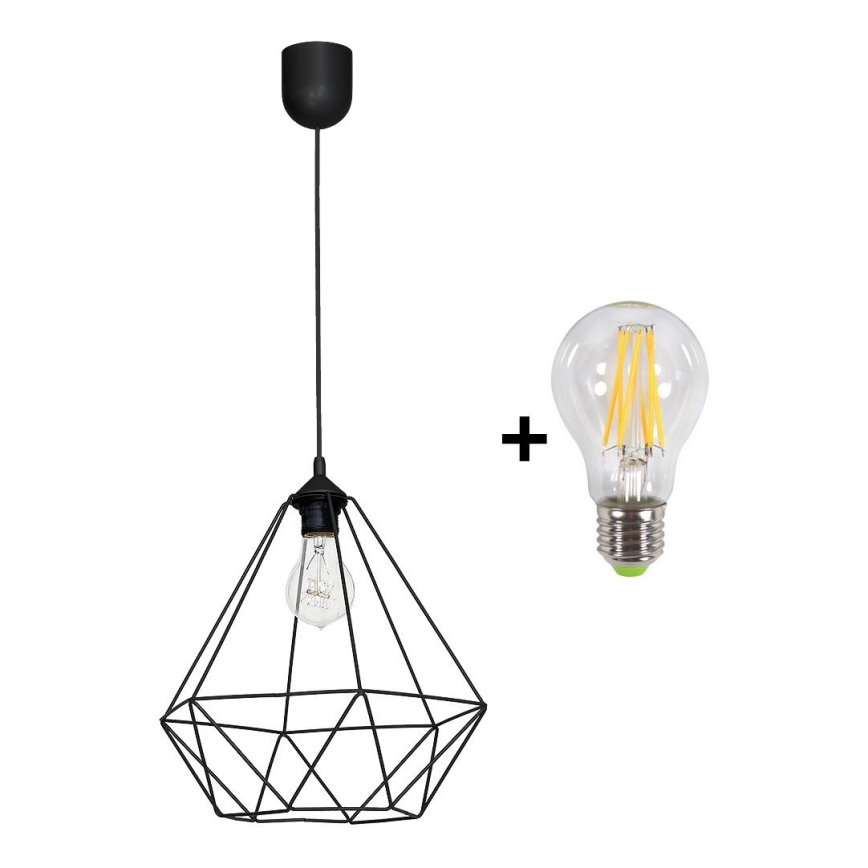 LED Viseča svetilka BASKET 1xE27/10W/230V