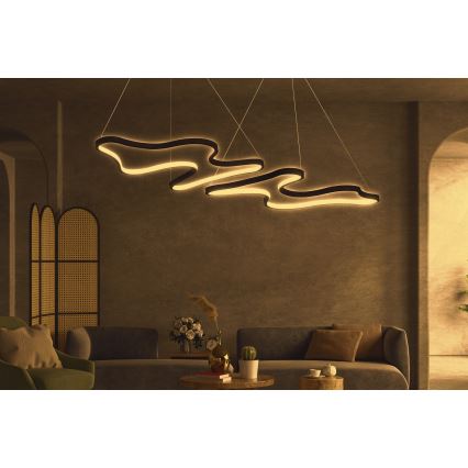 LED viseča svetilka DUPLE ARTISAN LED/80W/230V 4000K črna